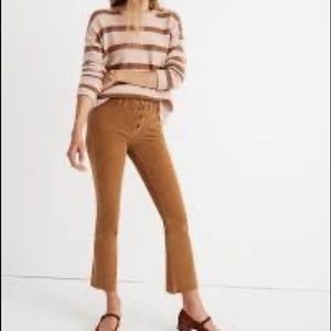 Madewell Cali Demi-boot kick flare corduroy in tan